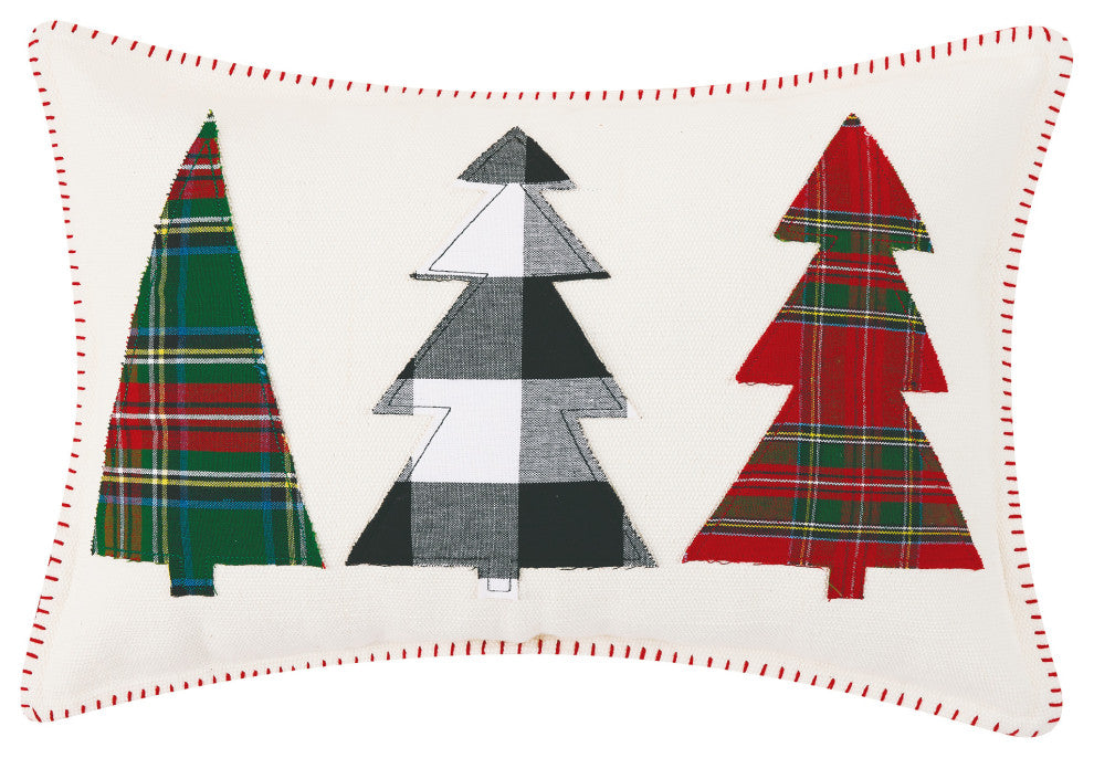 Christmas Tree Applique Pillow