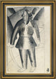 Kazimir Malevich Mower - 18" x 27" Framed Premium Canvas Print