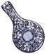 Encantada Handmade Spoon Rest, Blue Flower