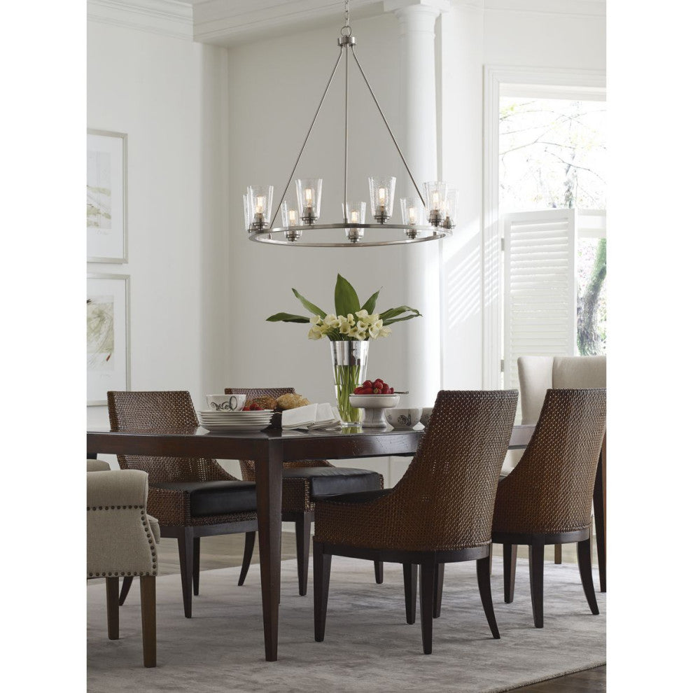 Debut 9-Light Chandelier, Brushed Nickel
