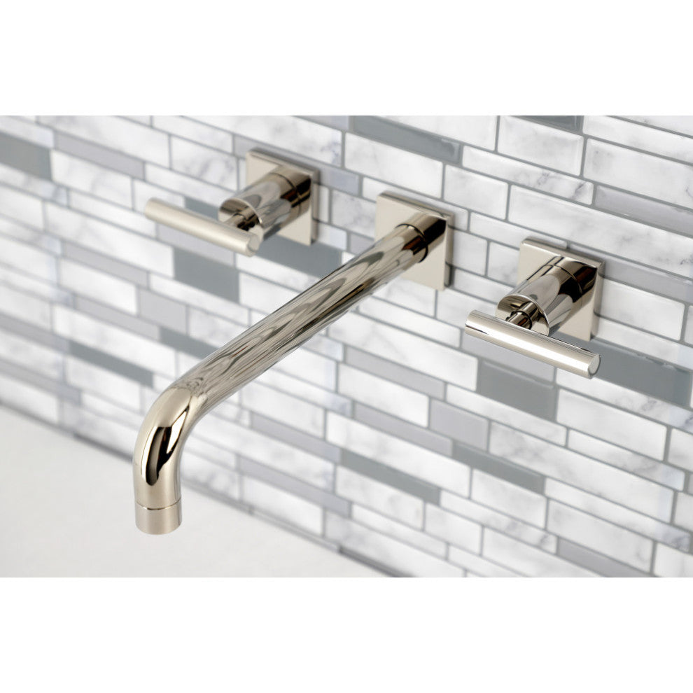 KS6026CML Wall Mount Tub Faucet, Polished Nickel