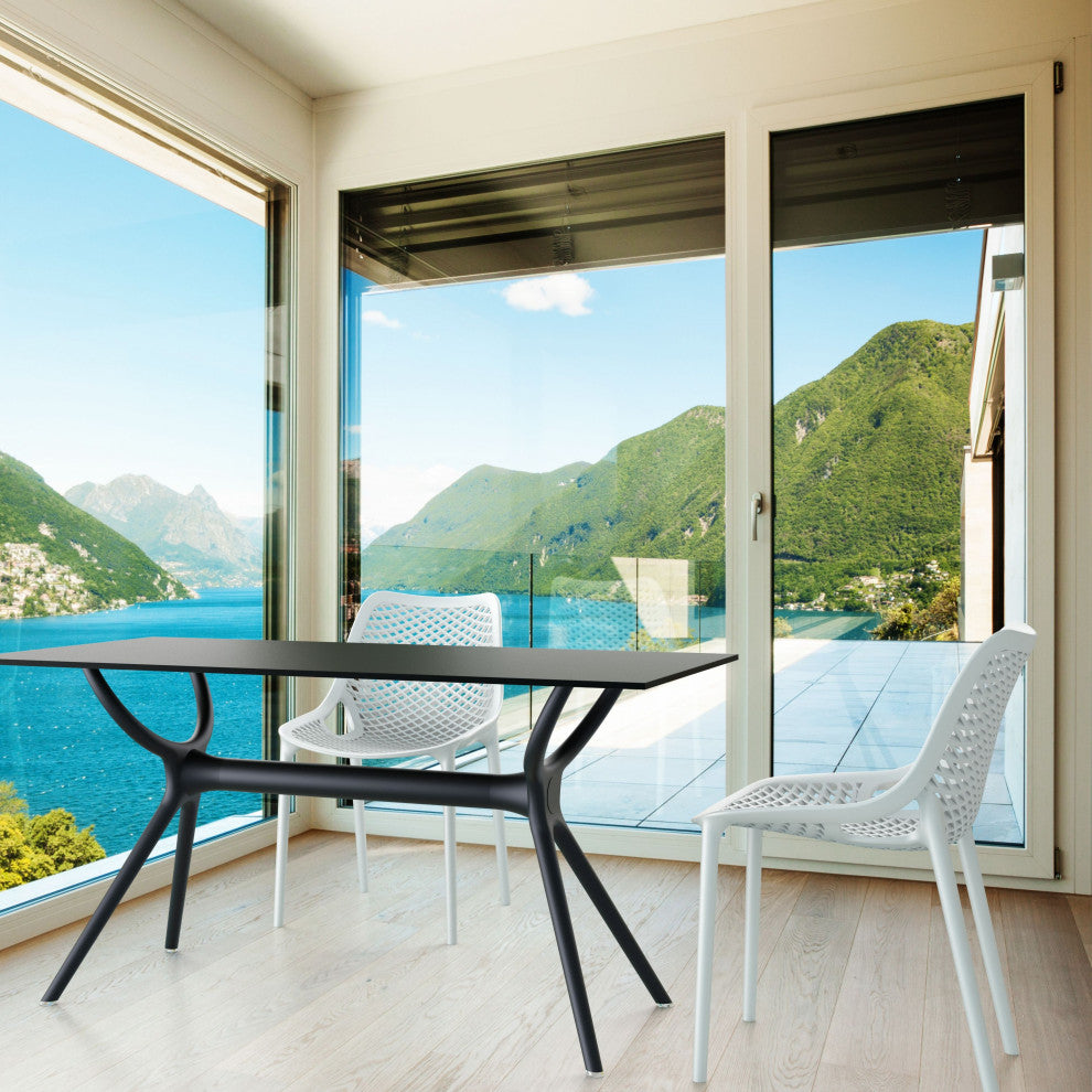 Compamia Air Dining Side Chair, Set of 2, White