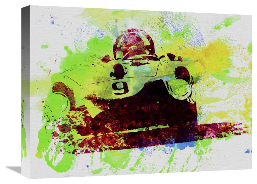 "Classic Ferrari on Race Track" Fine Art Print
