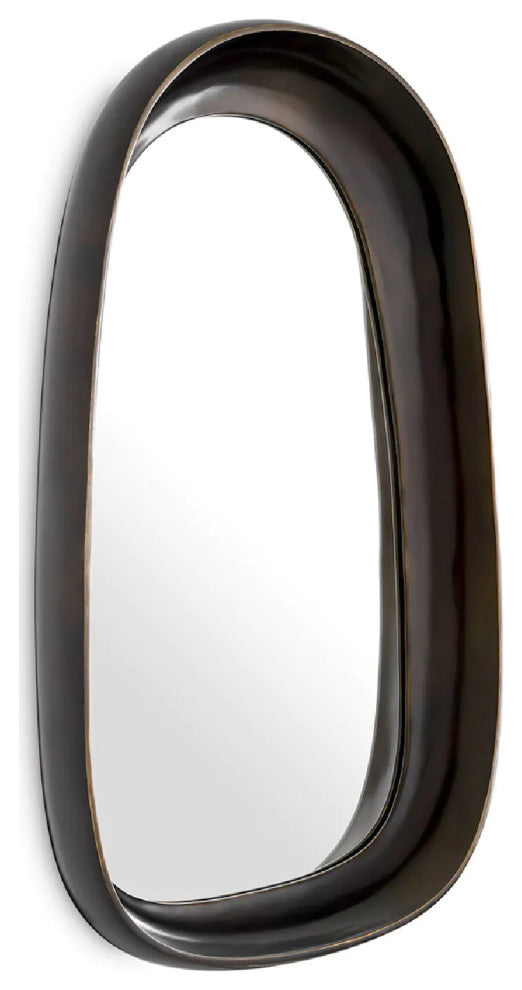 Free-Form Vintage Mirror L, Eichholtz Sandals, Brown