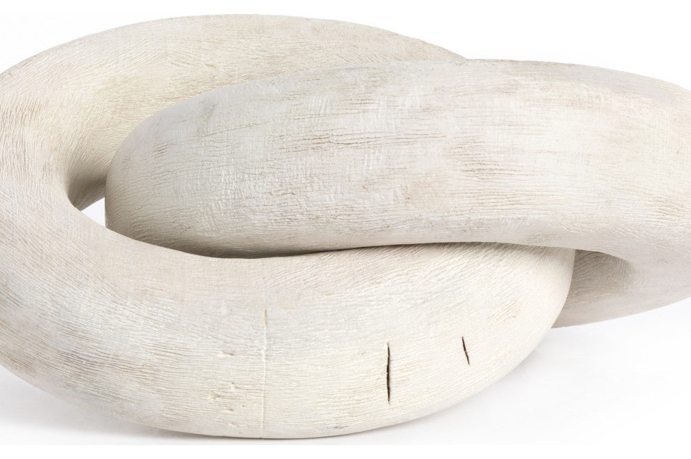 Reclaimed Wood Knot-Ivory