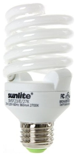 Sunlite Sms23F/E/27K/Cd 23 Watt Super Mini Spiral Energy Star CFL