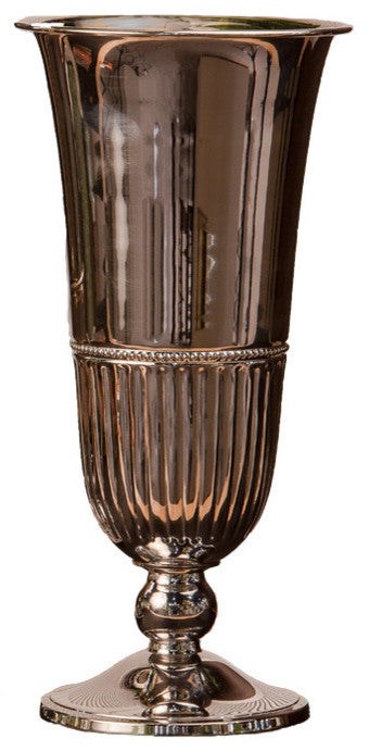 Fluted Vase, Nickel