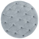 GDF Studio Maelyn Modern Glam Tufted Velvet Round Ottoman, Sky Gray