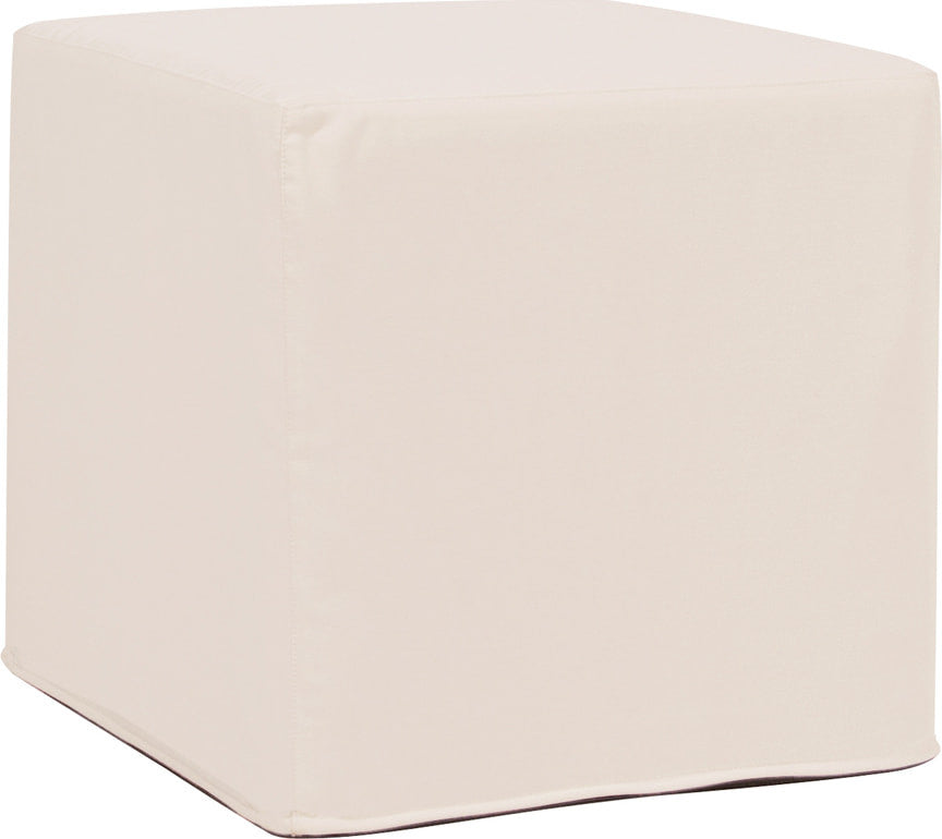 No Tip Block Ottoman with Cover, Seascape Canyon