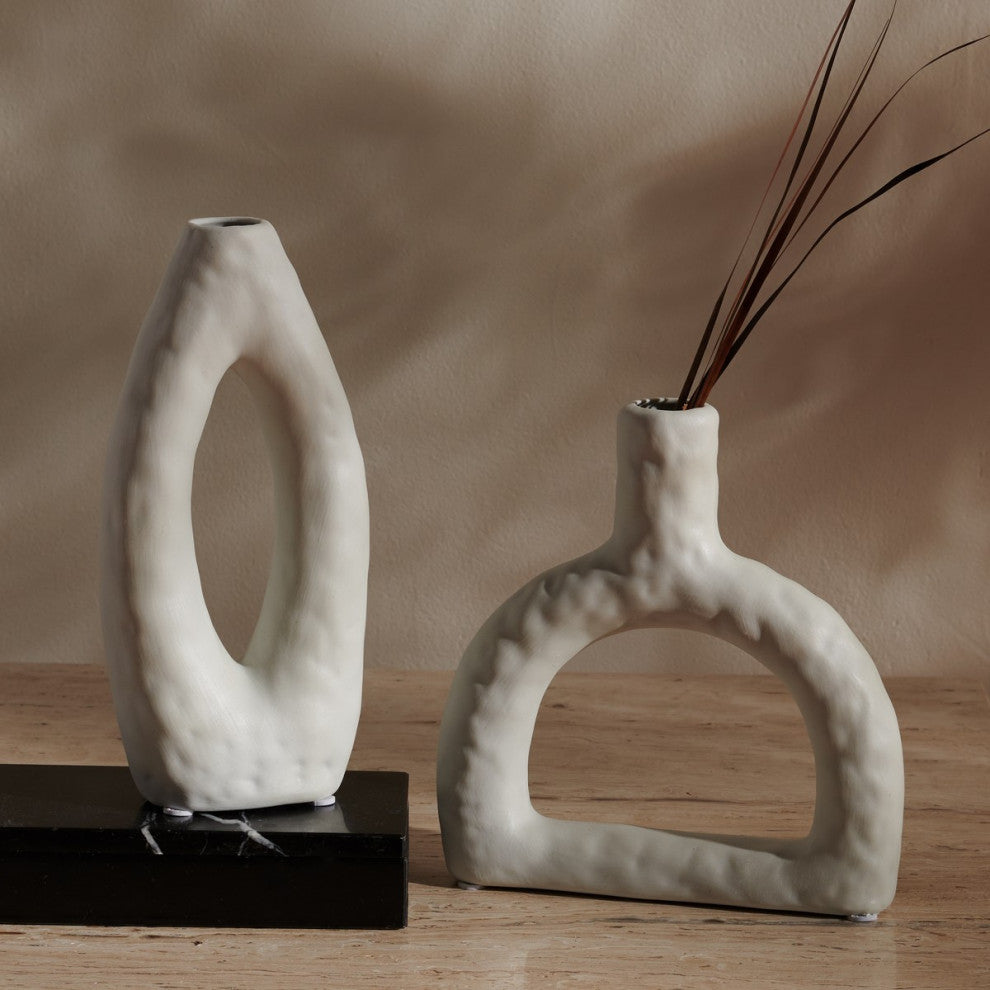 Safavieh Paolette Ceramic Vase, Stone Grey