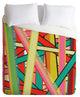 Deny Designs Sam Osborne Twisted Stripes Duvet Cover - Lightweight
