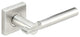 Sequoia Lever, Half Passage, Left Hand, Satin Stainless Steel, 2-3/8" Backset