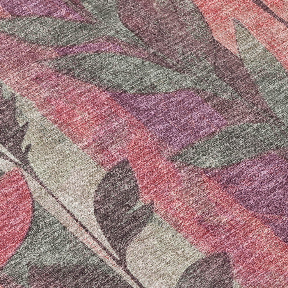 Machine Washable Indoor/Outdoor Chantille ACN1871 Blush 5' x 7'6" Rug