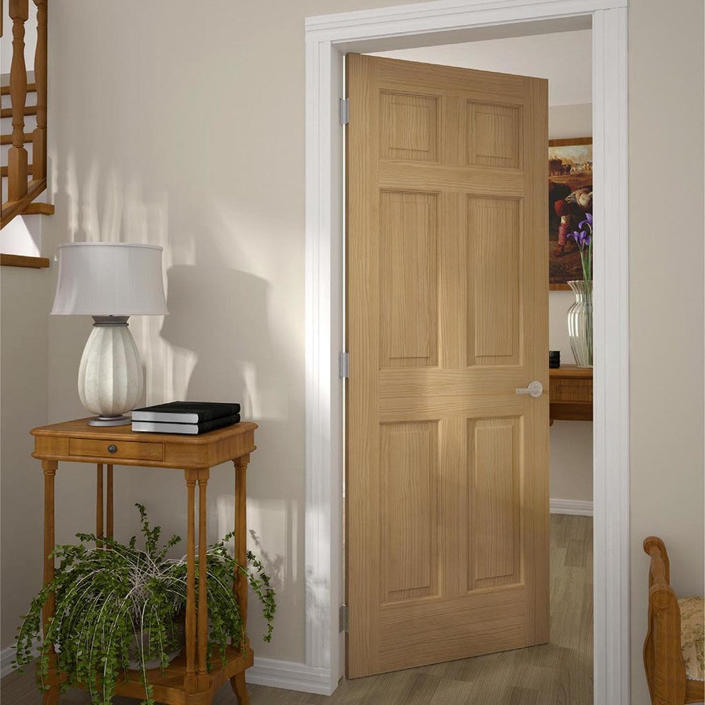 Kimberly Bay Interior Door Colonial 6-Panel, 1.375"x30"x80"