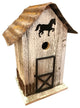 Summitville Stable Birdhouse, White