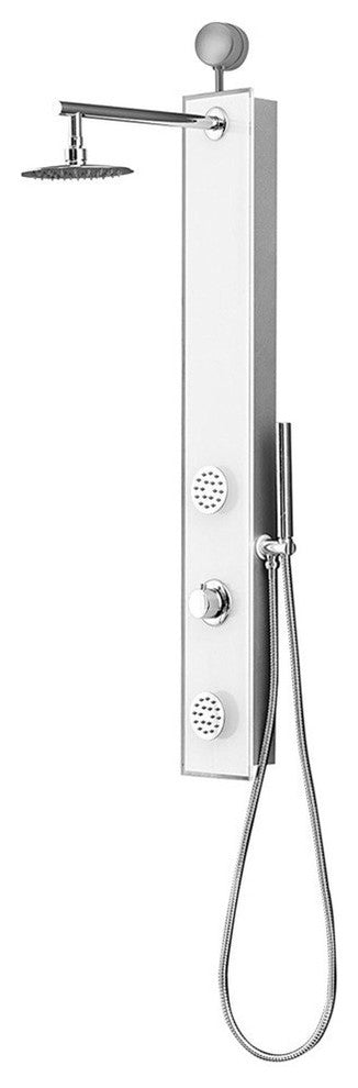 Loreto Tempered Glass Multi-Functional Shower Panel System