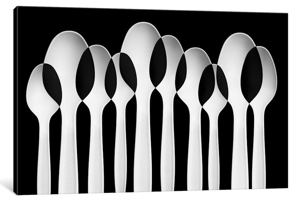 "Spoons Abstract Forest" by Jacqueline Hammer, 26x18x1.5