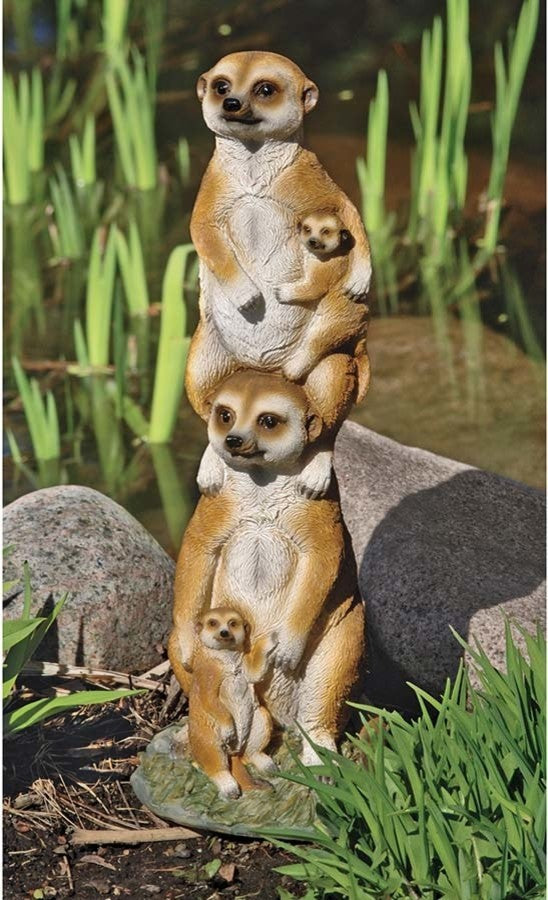 Meerkat Generations Garden Statue
