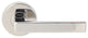 Tokyo Lever, Half Passage, Backset, Left Hand, Polished Stainless Steel