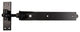 Adjustable Bands and Hooks, Black, 18", Pair