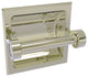 Continental Recessed Toilet Tissue Holder, Polished Nickel
