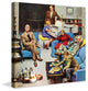"Home Recital" Painting Print on Canvas by John Falter