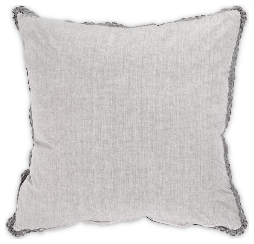 Reagan 7-Piece Queen Duvet Set, Gray