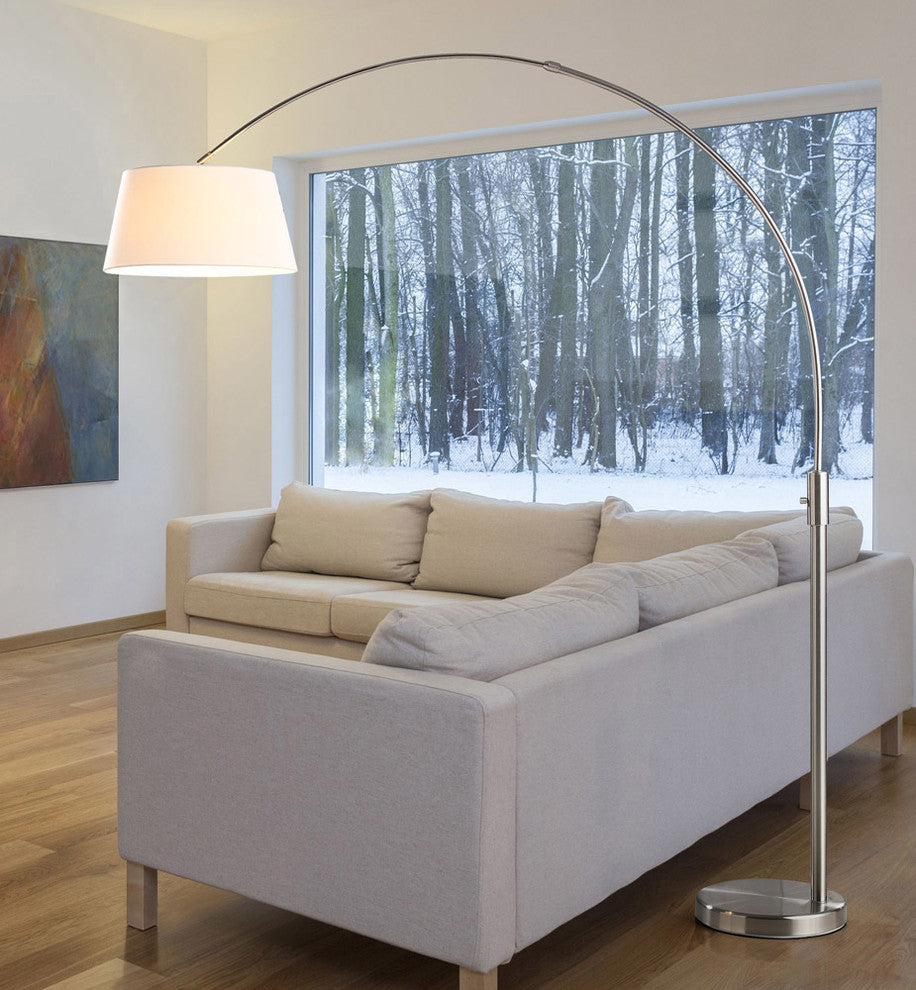 ORBITA Arch Floor Lamp, White