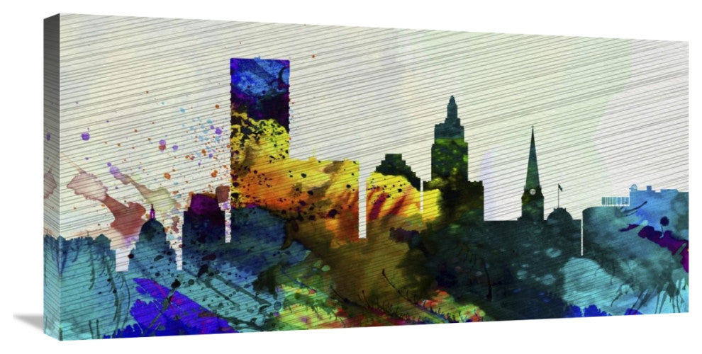"Providence City Skyline" Fine Art Print