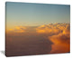 "Solotful Sunset in Sky Cloudscape" Seascape Art Canvas, 40"x30"