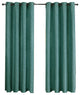 Galleria Blackout Thermal Insulated Stripe Curtain, Blue, 108"x108", Set of 2
