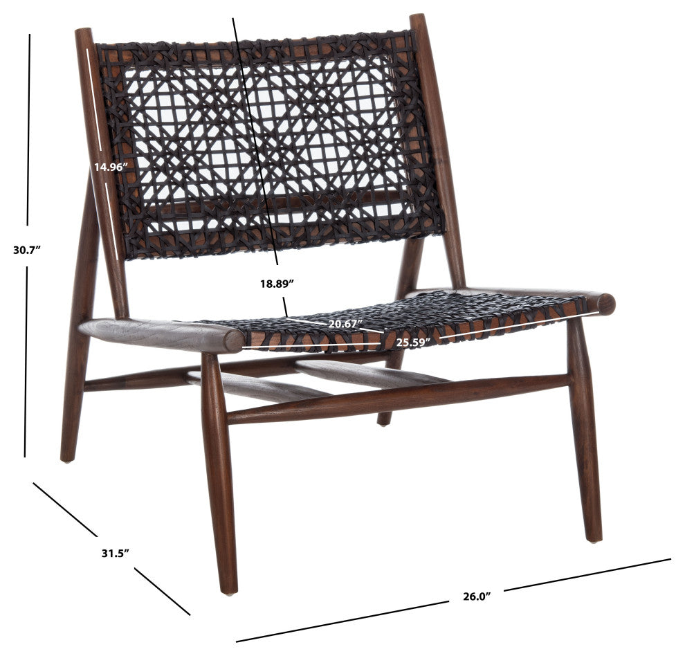 Safavieh Bandelier Accent Chair, Brown