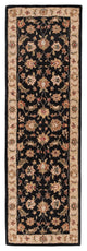 Jaipur Living Selene Handmade Floral Black/Beige Area Rug, 2'6"x6' Runner