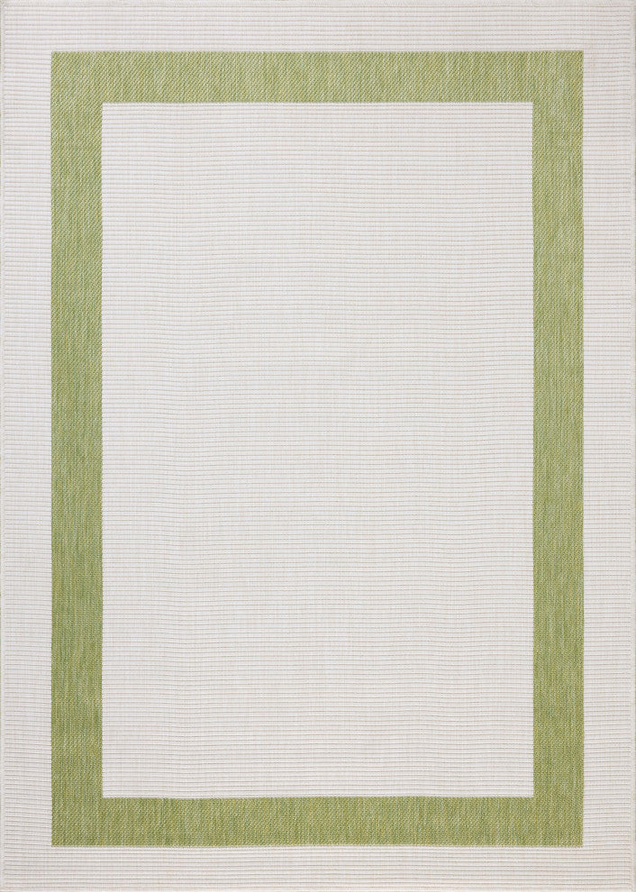 Loloi Easton Green / Ivory 2'-3" x 3'-9" Accent Rug