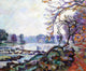 Armand Guillaumin Dam at Genetin, Crozant Premium Canvas Print