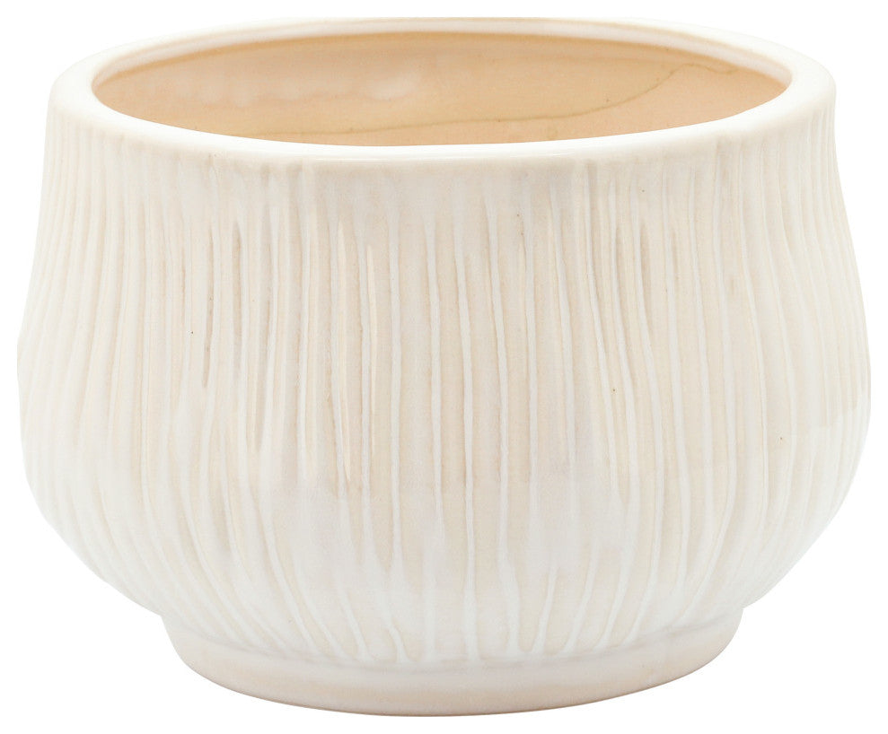 7" Grandpa Planter, White