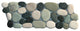 Bali Turtle pebble tile border "“ mesh-backed river stone for walls