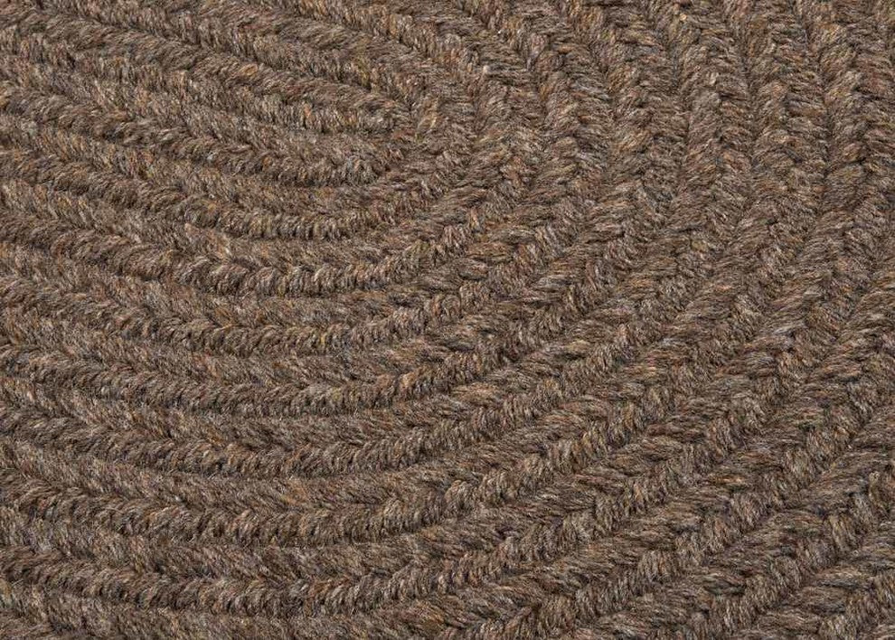 Colonial Mills Bristol WL35 Bark Traditional Area Rug, Round 12'x12'