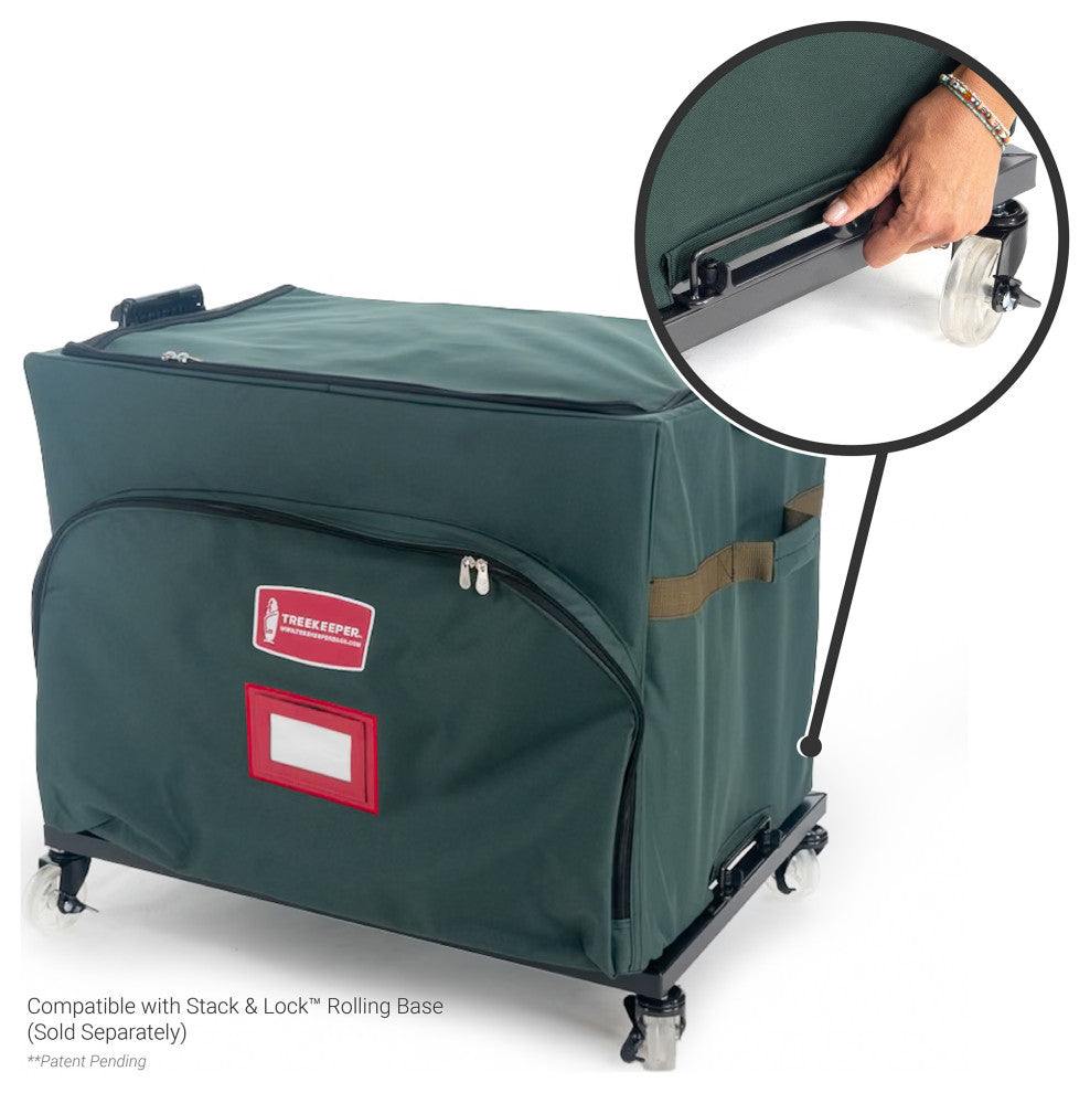 72 (4 in.) Christmas Ornament Storage Box w/ Top Pocket