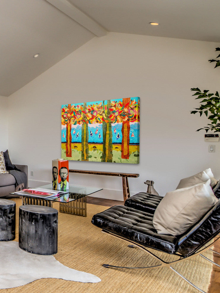 "Idyllic Series 2" Painting Print on Canvas by Lisa Mee