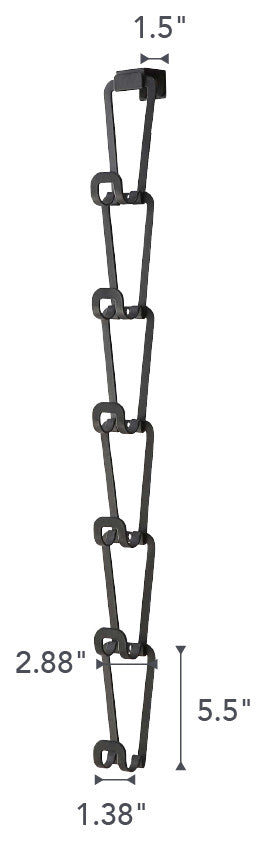 Chain Joint Bag Hanger, Black