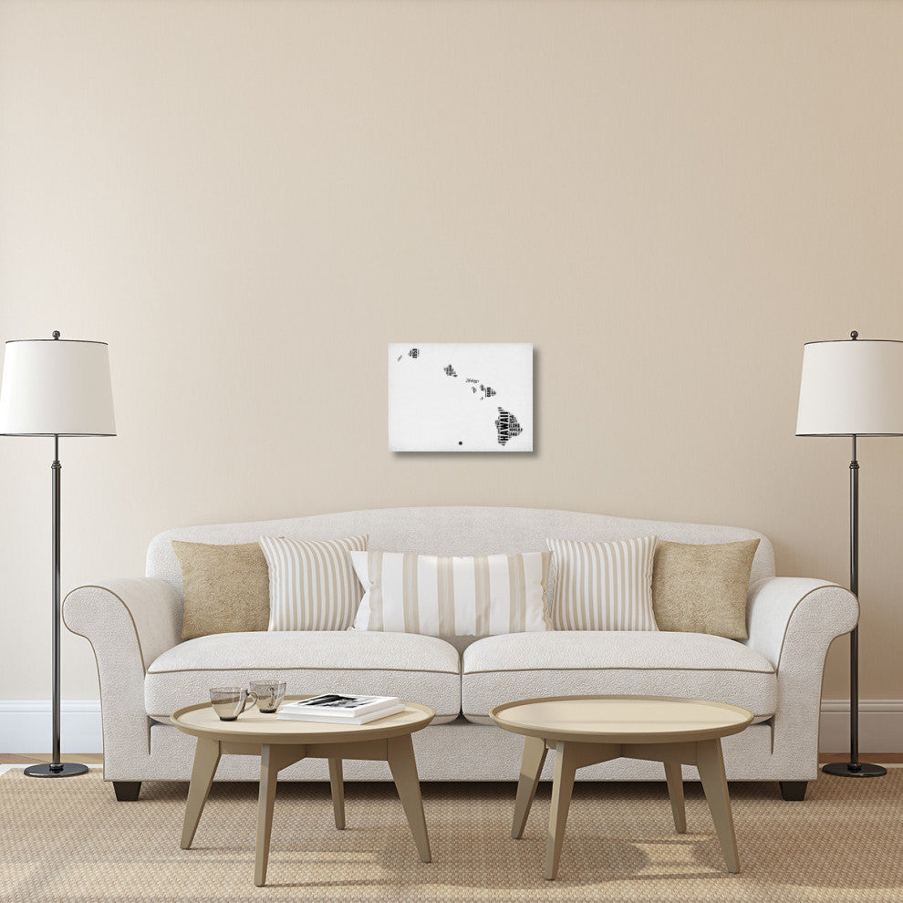"Hawaii Word Cloud 2" Fine Art Print