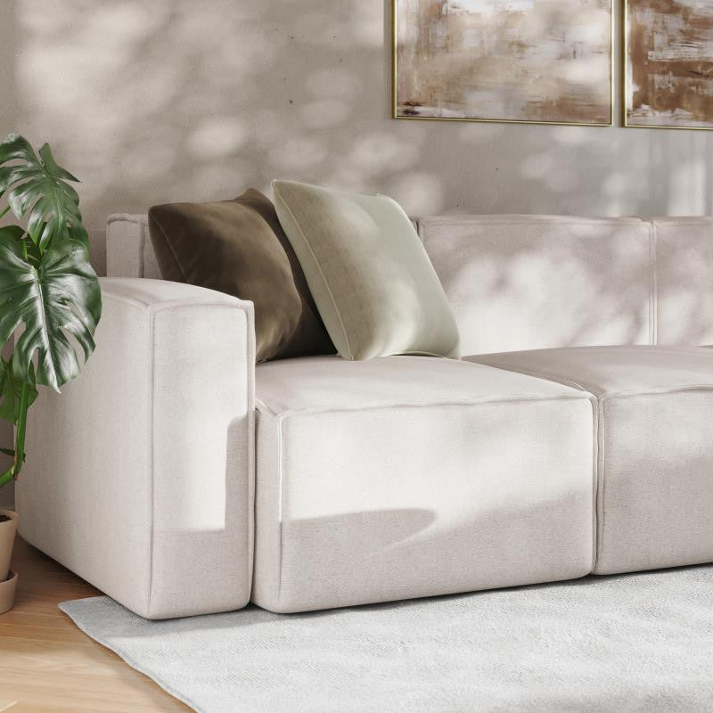Bridgetown Luxury Modular Sectional Sofa, Cream