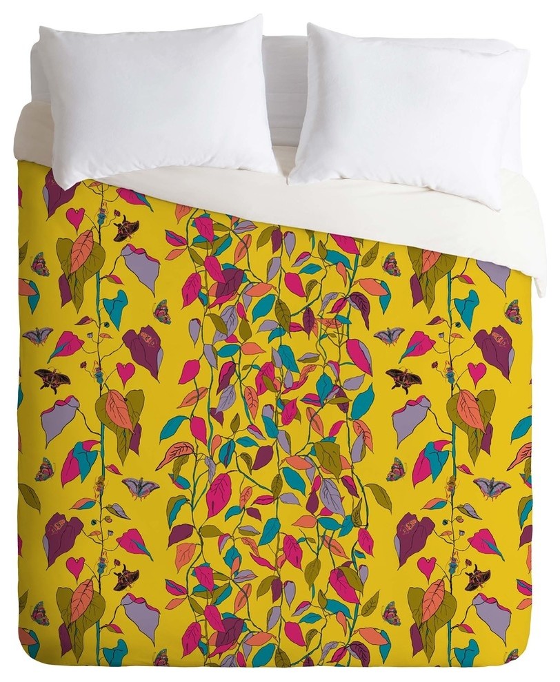 Deny Designs Rachelle Roberts Endless Vines Duvet Cover - Lightweight