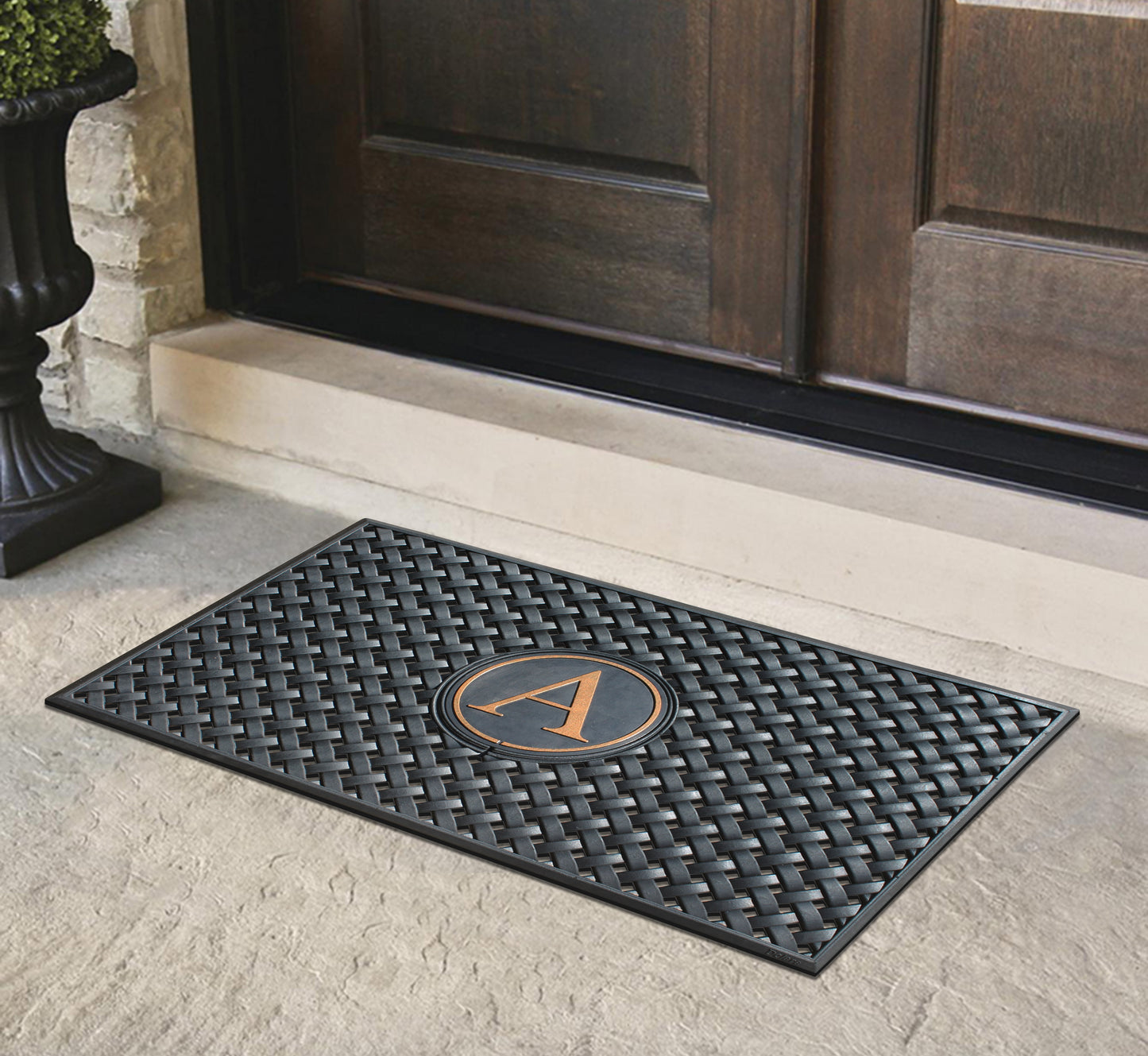 A1HC 100% Rubber Monogrammed Heavy Duty Durable Doormat 24"x39"�, A