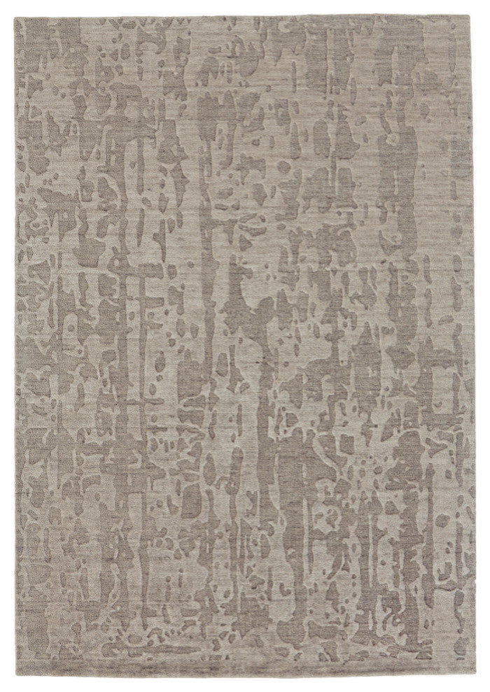 Weave & Wander Ananya Rug, Taupe, 5'6"x8'6"