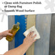 Handcrafted Headboard, Leaner Style, Winter Mix, Queen