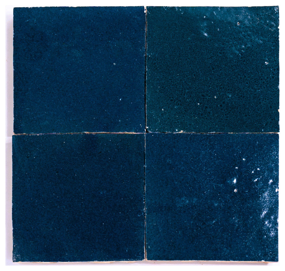 Moroccan Solid Color in Deep Blue