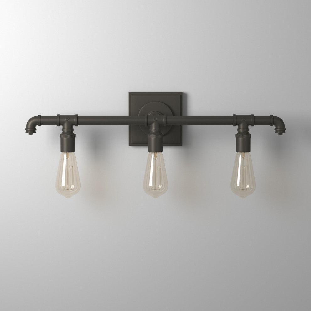 Wymer 3-Light Bath Vanity Light, Zinc