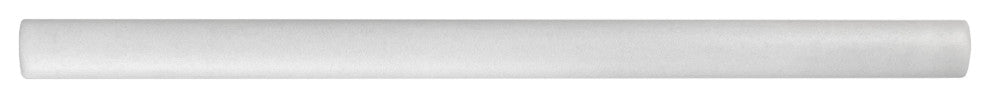 Coco Demi-Bullnose Matte Cloud White Ceramic Wall Trim